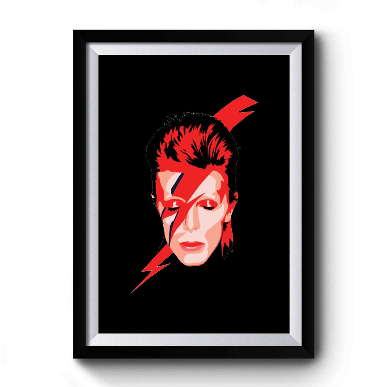 David Bowie Ziggy Stardust Art Premium Poster